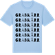 Blue Soul t-shirt med Grankärr ordlek t-shirt