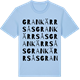 Blue Soul t-shirt med Grankärrsås ordlek t-shirt