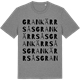 Mid Heather Gray t-shirt med Grankärrsås ordlek t-shirt