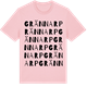 Pink Cotton t-shirt med Grännarp ordlek t-shirt