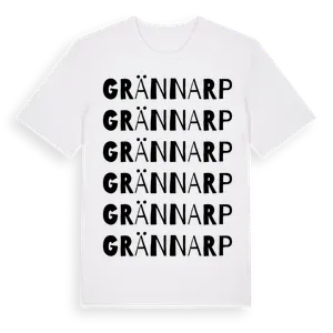 Grännarp ordlek t-shirt – ekologisk bomull t-shirt från Pinshirt