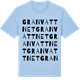 Blue Soul t-shirt med Granvattnet ordlek t-shirt