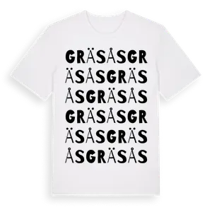Gräsås ordlek t-shirt – ekologisk bomull t-shirt från Pinshirt
