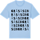 Blue Soul t-shirt med Gräsåsen ordlek t-shirt