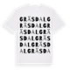Gräsdal ordlek t-shirt