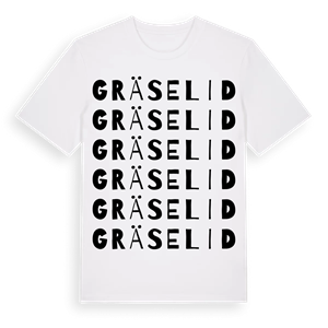 Gräselid ordlek t-shirt – ekologisk bomull t-shirt från Pinshirt