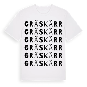 Gräskärr ordlek t-shirt – ekologisk bomull t-shirt från Pinshirt
