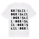 Gräskelid ordlek t-shirt