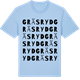 Blue Soul t-shirt med Gräsryd ordlek t-shirt