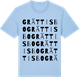 Blue Soul t-shirt med Grättisbo ordlek t-shirt