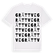 Grättve ordlek t-shirt
