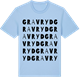 Blue Soul t-shirt med Gravryd ordlek t-shirt