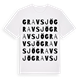 Gravsjö ordlek t-shirt