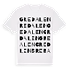 Gredalen ordlek t-shirt