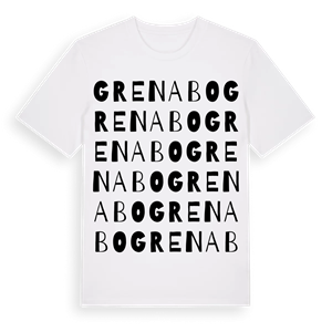 Grenabo ordlek t-shirt – ekologisk bomull t-shirt från Pinshirt