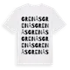White t-shirt med Grenås ordlek t-shirt