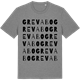 Mid Heather Gray t-shirt med Grevabo ordlek t-shirt