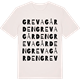 Vintage White t-shirt med Grevagården ordlek t-shirt