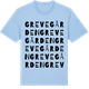 Blue Soul t-shirt med Grevegården ordlek t-shirt