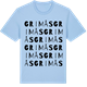 Blue Soul t-shirt med Grimås ordlek t-shirt