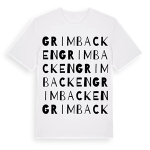 Grimbacken ordlek t-shirt – ekologisk bomull t-shirt från Pinshirt