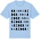 Blue Soul t-shirt med Grimmared ordlek t-shirt