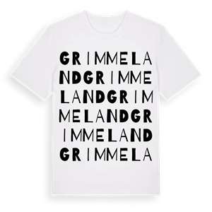 Grimmeland ordlek t-shirt – ekologisk bomull t-shirt från Pinshirt