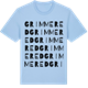 Blue Soul t-shirt med Grimmered ordlek t-shirt