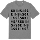 Mid Heather Gray t-shirt med Grimsås ordlek t-shirt