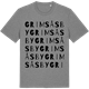 Mid Heather Gray t-shirt med Grimsås by ordlek t-shirt