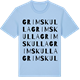 Blue Soul t-shirt med Grimskulla ordlek t-shirt