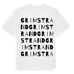 Grimstrand ordlek t-shirt – ekologisk bomull t-shirt från PinShirt