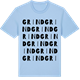 Blue Soul t-shirt med Grind ordlek t-shirt