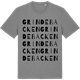 Mid Heather Gray t-shirt med Grindebacken ordlek t-shirt