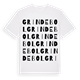 Grindebol ordlek t-shirt
