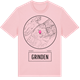 Pink Cotton t-shirt med Grinden t-shirt