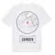 White t-shirt med Grinden t-shirt