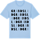 Blue Soul t-shirt med Grindslid ordlek t-shirt