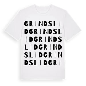 Grindslid ordlek t-shirt – ekologisk bomull t-shirt från Pinshirt