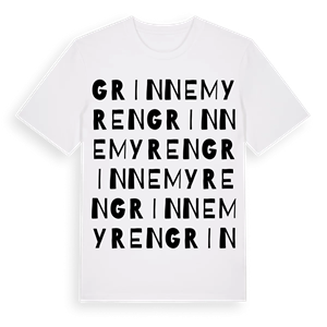 Grinnemyren ordlek t-shirt – ekologisk bomull t-shirt från Pinshirt
