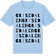 Blue Soul t-shirt med Grisedalen ordlek t-shirt