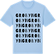 Blue Soul t-shirt med Grobyn ordlek t-shirt