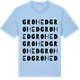 Blue Soul t-shirt med Grohed ordlek t-shirt