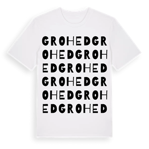 Grohed ordlek t-shirt – ekologisk bomull t-shirt från Pinshirt