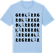 Blue Soul t-shirt med Grokärr ordlek t-shirt