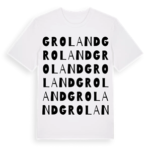 Groland ordlek t-shirt – ekologisk bomull t-shirt från Pinshirt