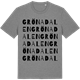Mid Heather Gray t-shirt med Gröna dalen ordlek t-shirt