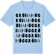 Blue Soul t-shirt med Grönahög ordlek t-shirt
