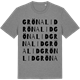 Mid Heather Gray t-shirt med Grönalid ordlek t-shirt