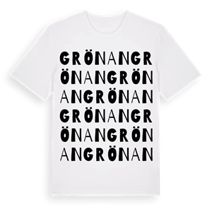 Grönan ordlek t-shirt – ekologisk bomull t-shirt från Pinshirt
